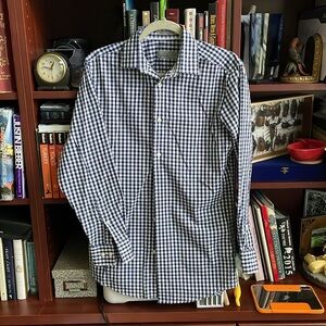 Men’s long sleeved shirt by Haggar size 14.5, 33